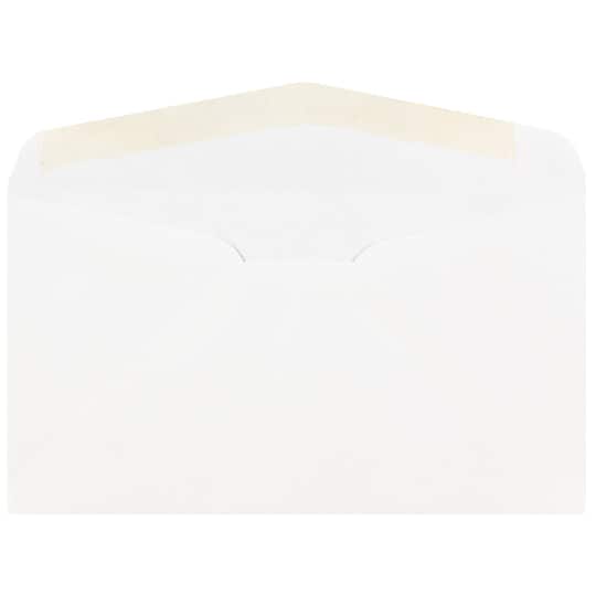 JAM Paper 3.6" x 6.5" White Business Commercial Envelopes